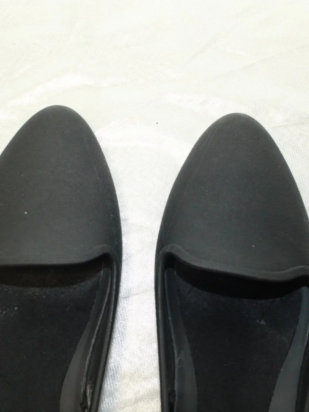 Crocs Iconic Comfort Size 6 Black Eve Ballet Flats Slip On Closed Back Shoes